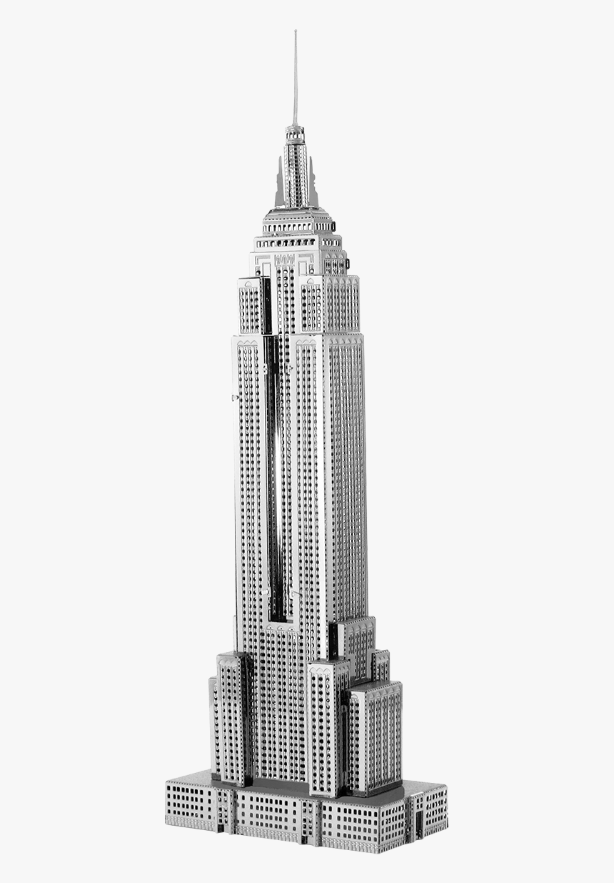 Metal Earth Architecture - Empire State Building Transparent, HD Png Download, Free Download