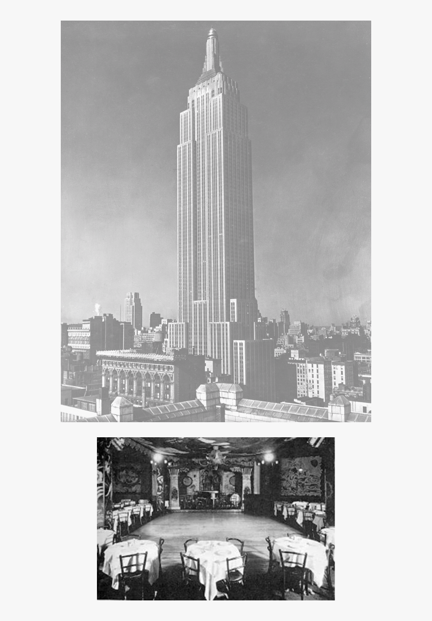 The Empire State Building In The 1920s And A Speakeasy - Empire State Building Old, HD Png Download, Free Download