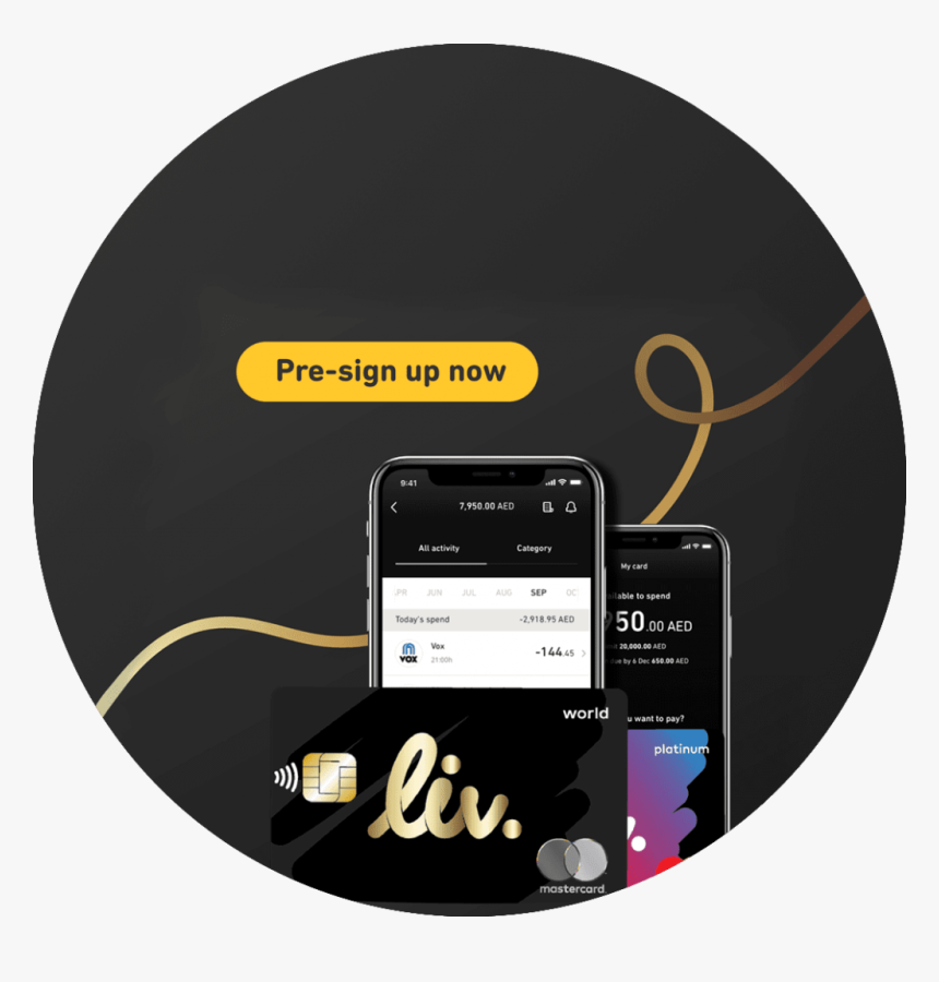 Liv Credit Card - Circle, HD Png Download, Free Download