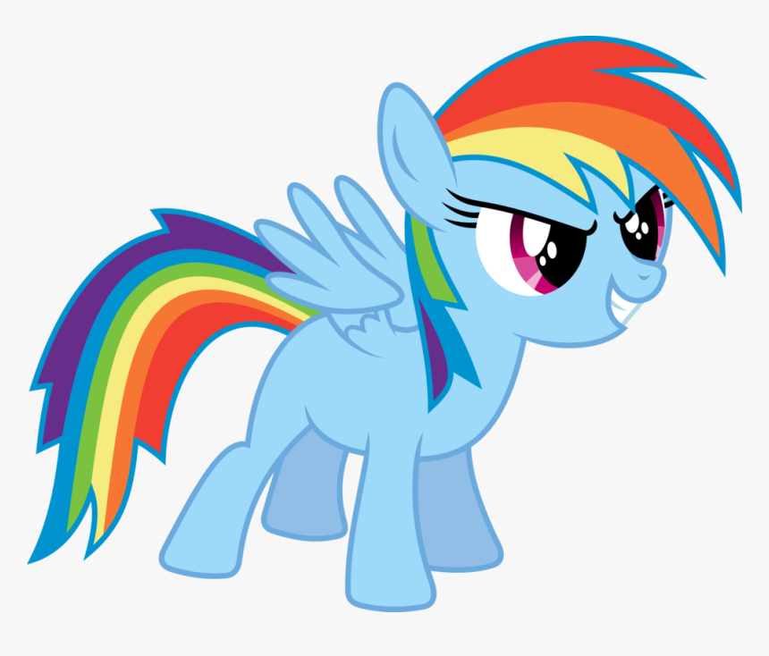 Clipart Rainbow Pony - My Little Pony Filly Rainbow Dash, HD Png Download, Free Download
