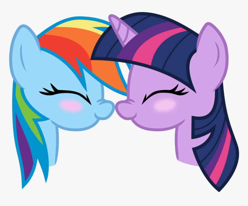 Twilight Sparkle And Rainbow Dash Shipping By Artist - Twilight Sparkle And Rainbow, HD Png Download, Free Download