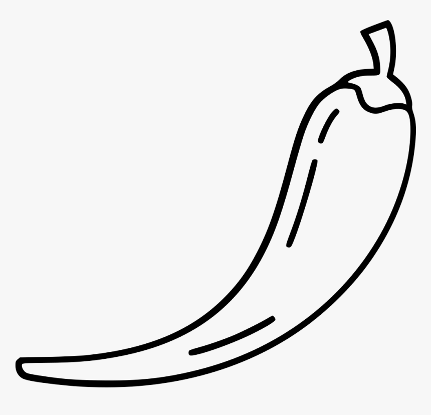 Pepper - Chili Clipart Black And White, HD Png Download, Free Download