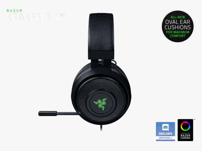 The Ultimate In Surround Sound Gaming - Razer Kraken For Console Gaming Headphone, HD Png Download, Free Download