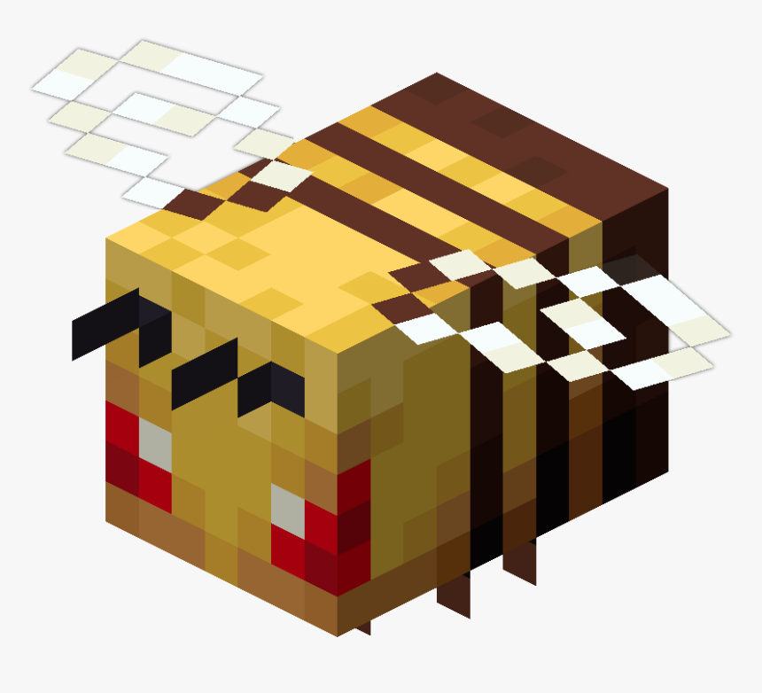 Minecraft Bee Png, Transparent Png, Free Download