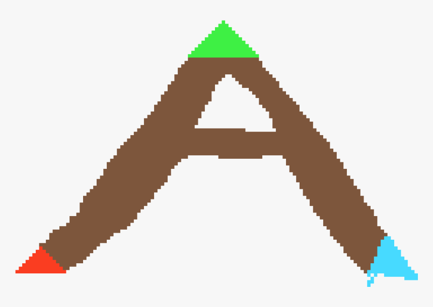 Pixel Art Ark , Png Download - Triangle, Transparent Png, Free Download