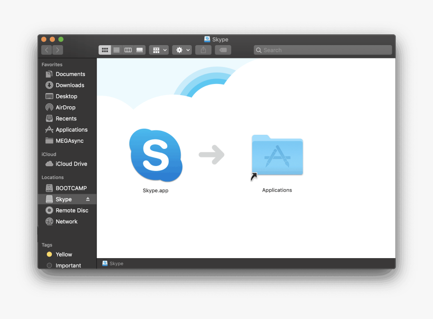 Skype Applications Folder - App Skype Mac, HD Png Download, Free Download