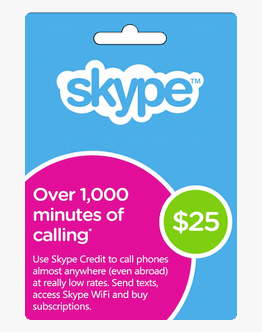Skype Voucher In Usa, HD Png Download, Free Download
