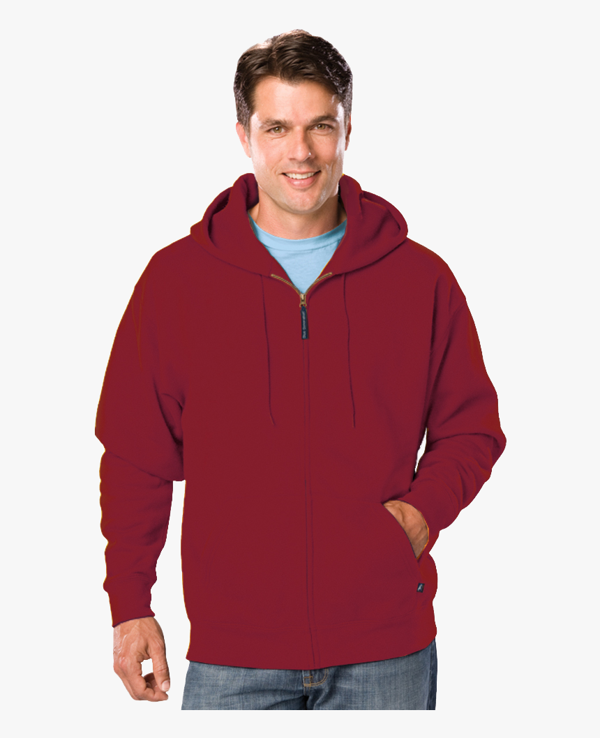 Adult Fleece Zip Front Hoodie - Hoodie, HD Png Download, Free Download