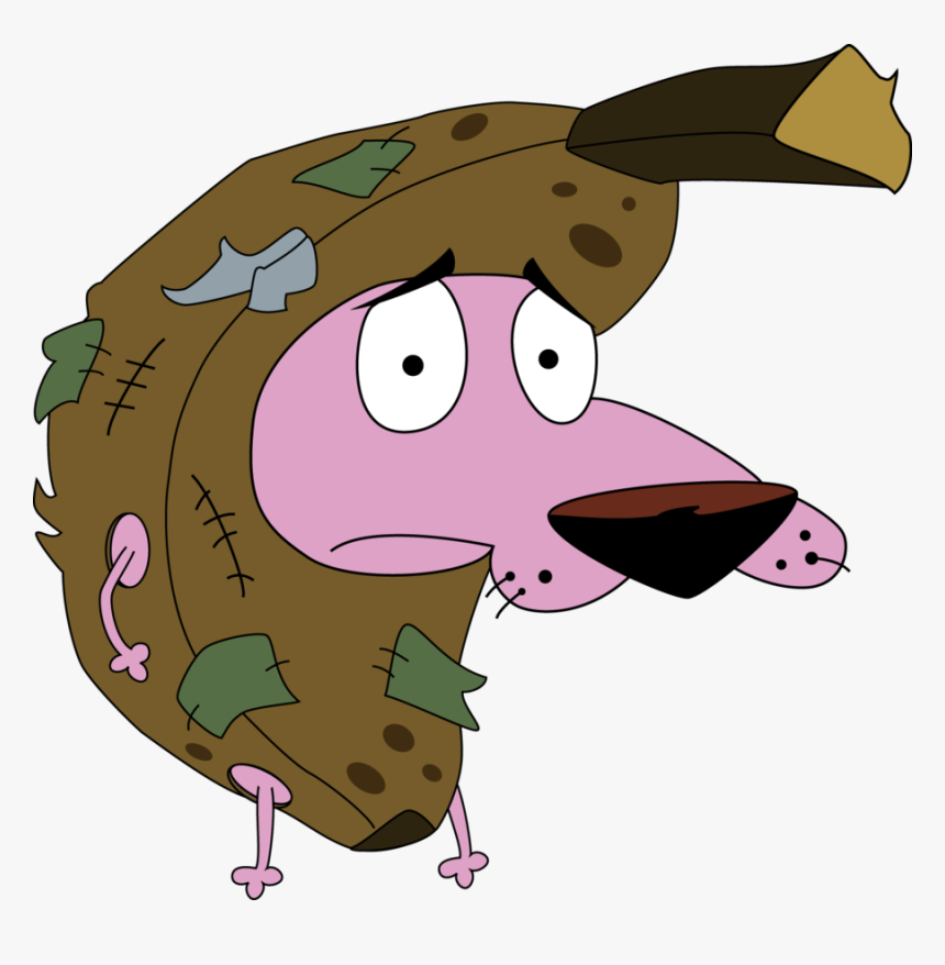 Courage The Cowardly Dog Banana Suit , Png Download - Courage The Cowardly Dog In Banana Suit, Transparent Png, Free Download