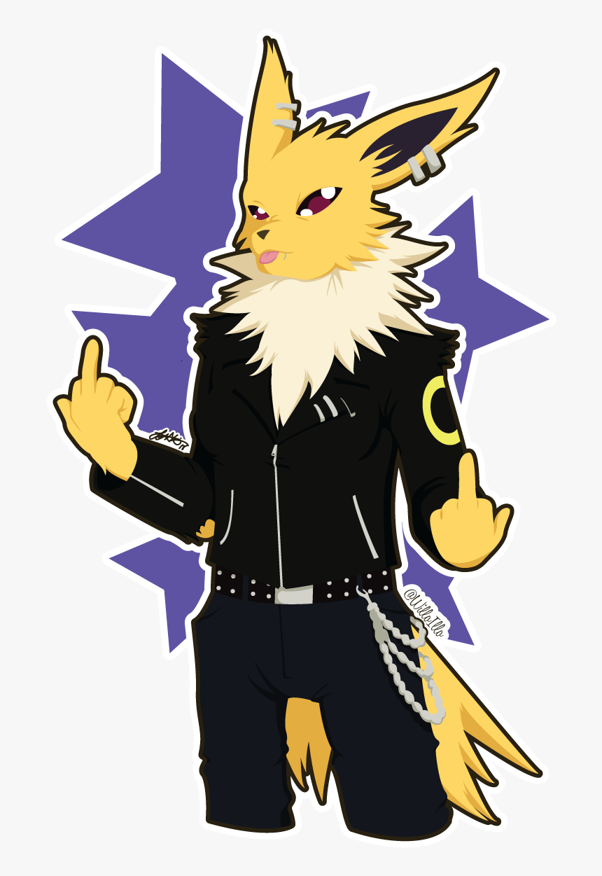 Dark Jolteon - Cartoon, HD Png Download, Free Download