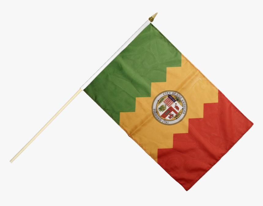 Usa City Of Los Angeles Hand Waving Flag - City Of Los Angeles Seal, HD Png Download, Free Download