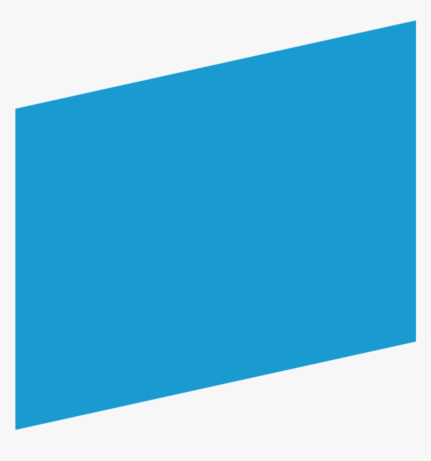 Blue Parallelogram Transparent , Png Download - Cobalt Blue, Png Download, Free Download