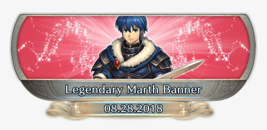 Feh Datamine - 08/27/18 - Legendary Hero - Marth - - Arrival Of The Brave Feh, HD Png Download, Free Download