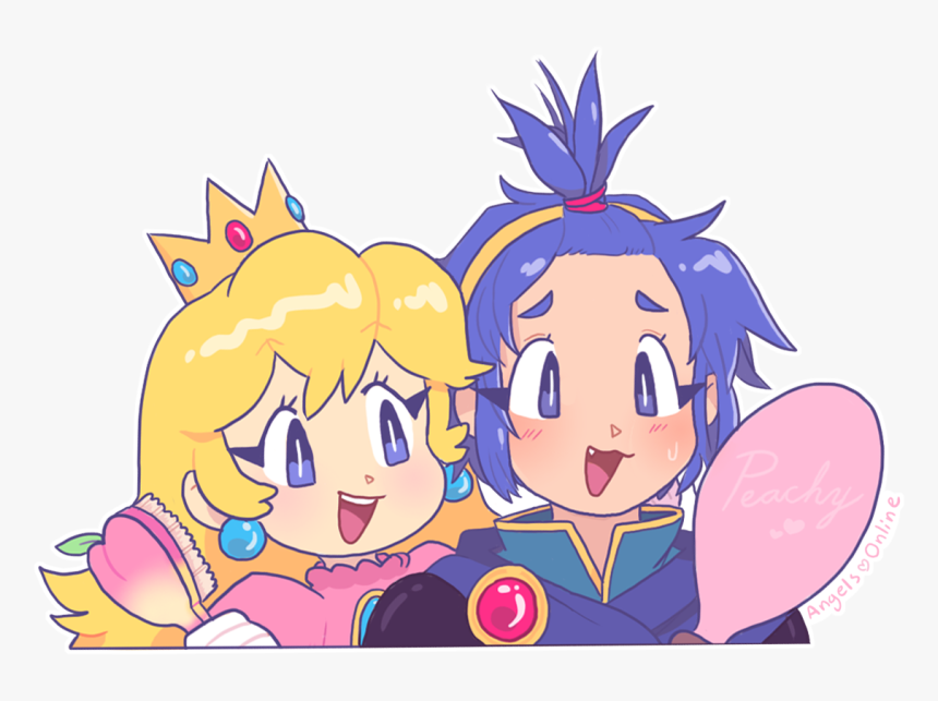 My Adorable Marth/peach Commission ☺ - Princess Peach Link Suit, HD Png Download, Free Download