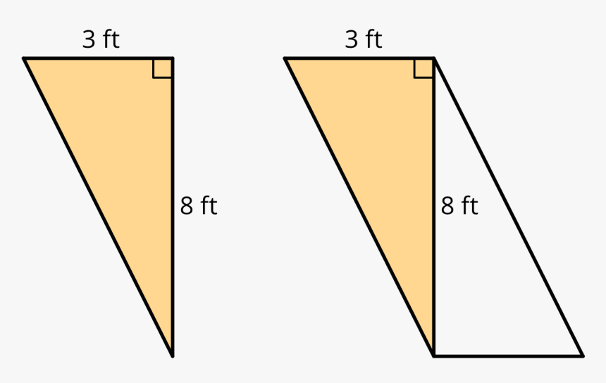 Transparent Feet Png - Parallelogram Made Out Of Triangles, Png Download, Free Download