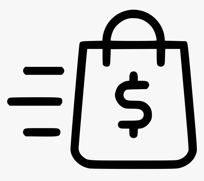 Shopping Bag Money Pay Payment Buy - Shopping Bag Vector Icons, HD Png Download, Free Download