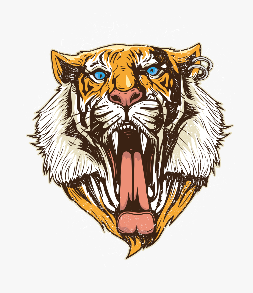 Transparent Fang Clipart - Logo Tiger Png, Png Download, Free Download