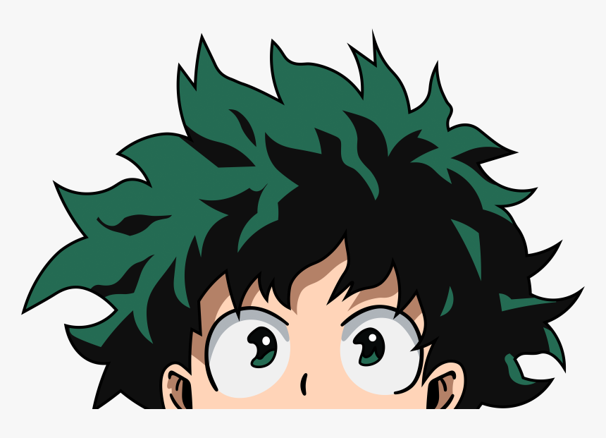 Image Of Deku Peek - Izuku Midoriya School Uniform Drawing, HD Png Download, Free Download