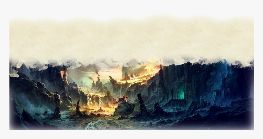 Lord Of The Rings Concept Art Landscape , Png Download - Lord Of The Rings Art, Transparent Png, Free Download