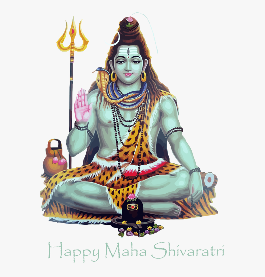 Transparent Maha Shivaratri Guru Place Of Worship Meditation - Transparent God Shiva Png, Png Download, Free Download