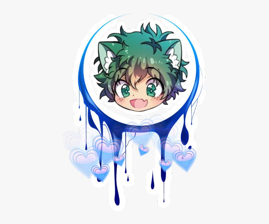 #midoriya #deku #cute #bhna #mha #izukumidoriya - Meow Hero Academia, HD Png Download, Free Download