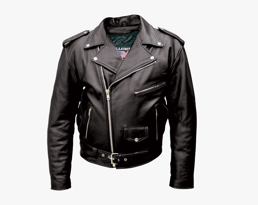 Biker Jacket Png Image File - Top Grain Leather Biker Jacket, Transparent Png, Free Download