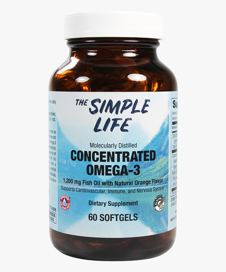 The Simple Life Concentrated Omega 3 Fish Oil - Tgi Fridays Coupons, HD Png Download, Free Download