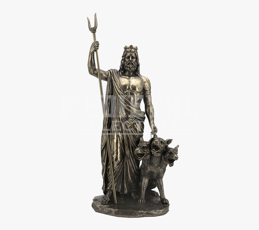 Hades Bronze Statue - Hades Greek Mythology Statue, HD Png Download, Free Download