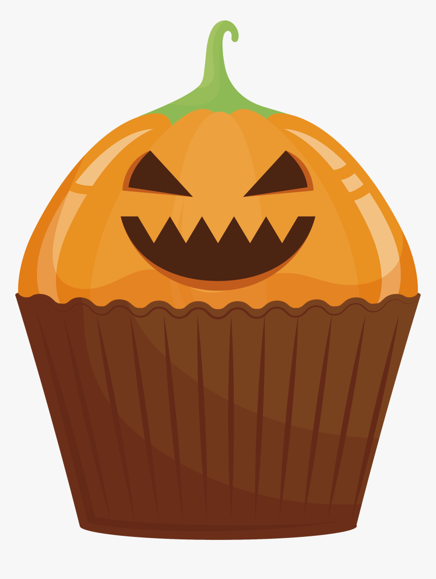 Jack O Lantern Cupcake Calabaza Halloween Cake Cucurbita - Atlantis, The Palm, HD Png Download, Free Download
