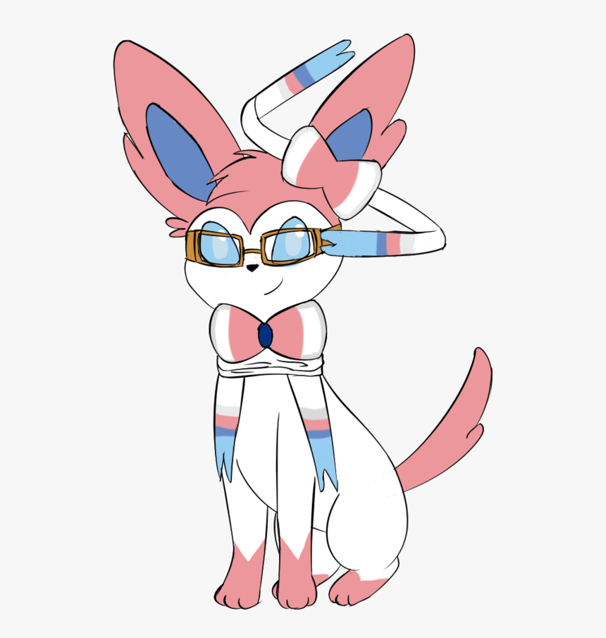 My Destiny Sylveon Tf - Sylveon With Glasses, HD Png Download, Free Download