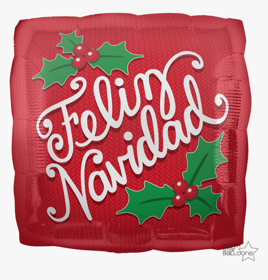 Feliz Navidad Holly 9 In* , Png Download - Holly, Transparent Png, Free Download