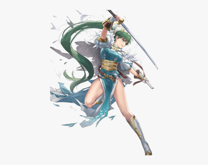 Lyn Lady Of The Plains Resplendent Btlface D - Fire Emblem Heroes Lyn Resplendent, HD Png Download, Free Download