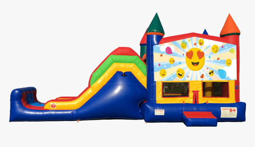 Emoji Super Combo 5 In 1 From Awesome Bounce Of Michigan - Baby Shark Bounce House, HD Png Download, Free Download