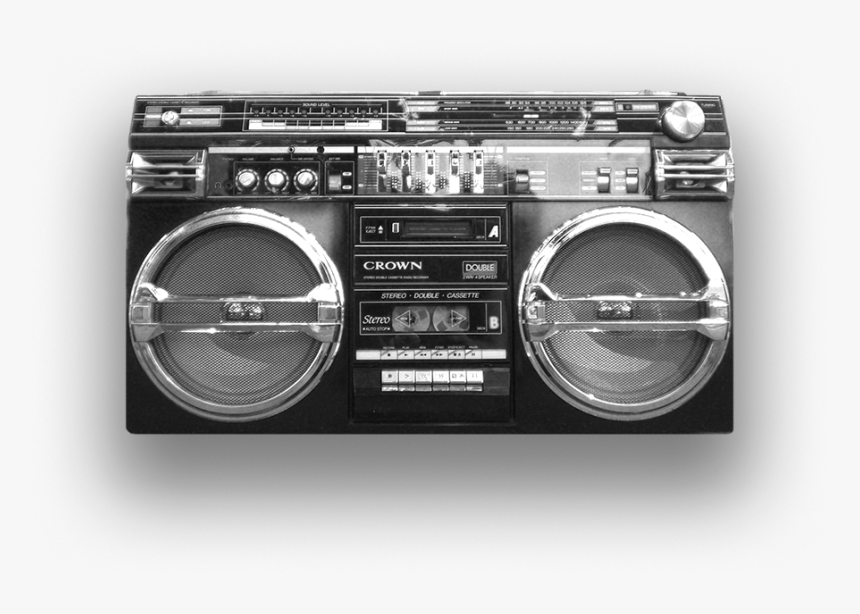 How Did You Get Into The Scene - Old School Boombox, HD Png Download, Free Download
