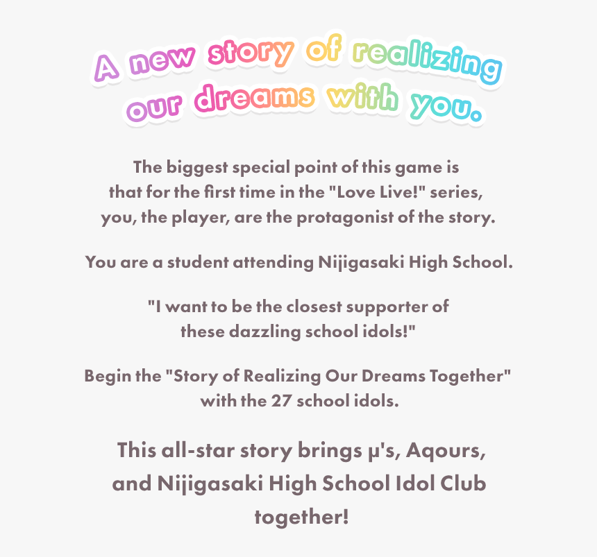 A New Story Of Realizing Our Dreams With You - Crescent Heights High School, HD Png Download, Free Download