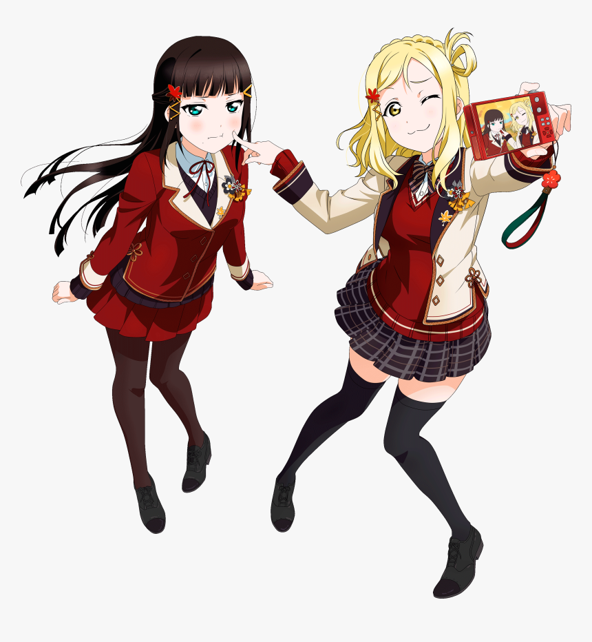 Fan Madeaqours Diamari Momijigari Ur Pair [full Body] - Love Live Ur Png, Transparent Png, Free Download