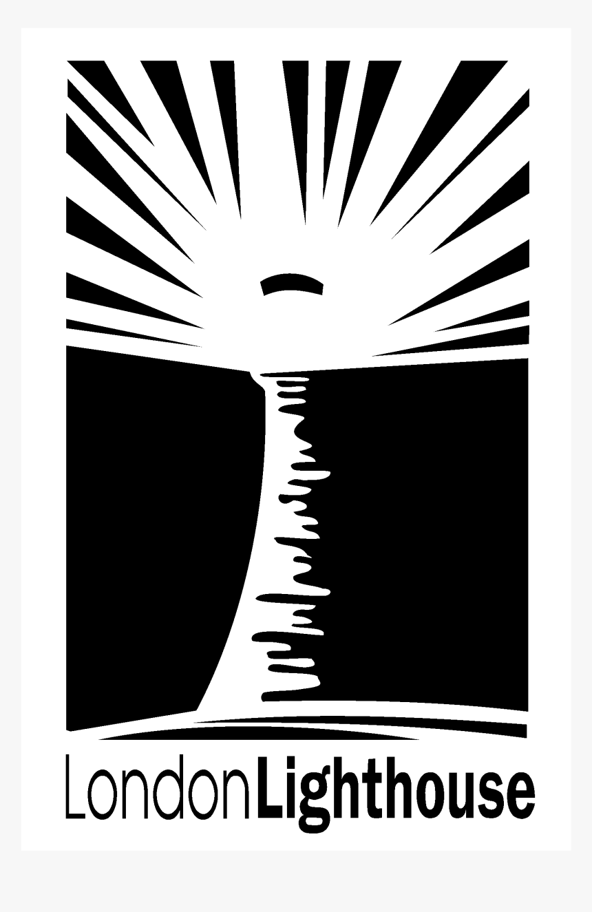 London Lighthouse Logo Black And White - Lighthouse Vector, HD Png Download, Free Download