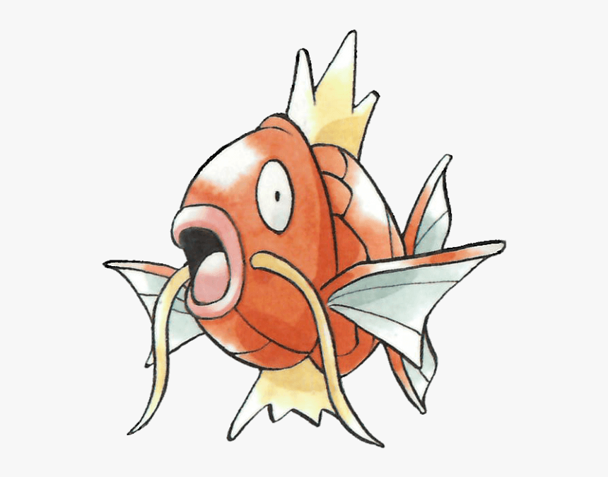 #magikarp From The Official Artwork Set For #pokemon - Gen 1 Magikarp Sprite, HD Png Download, Free Download