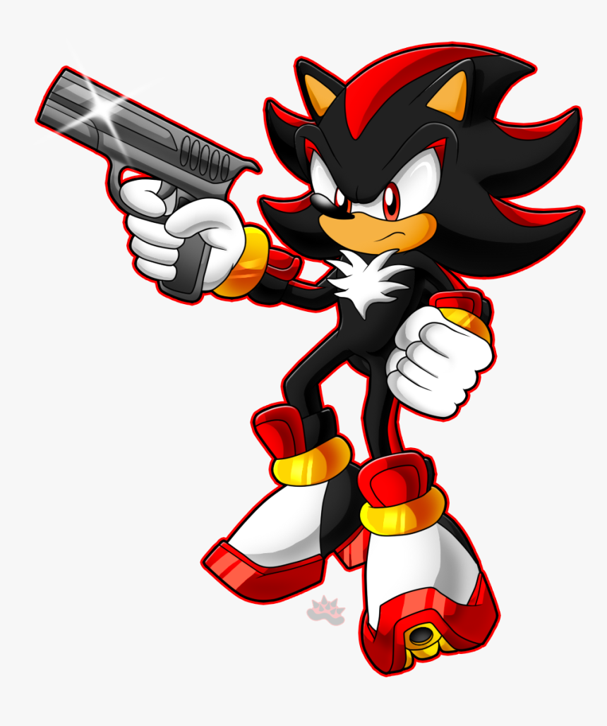 Shadow Is Here By Dry - Shadow The Hedge Gun, HD Png Download, Free Download