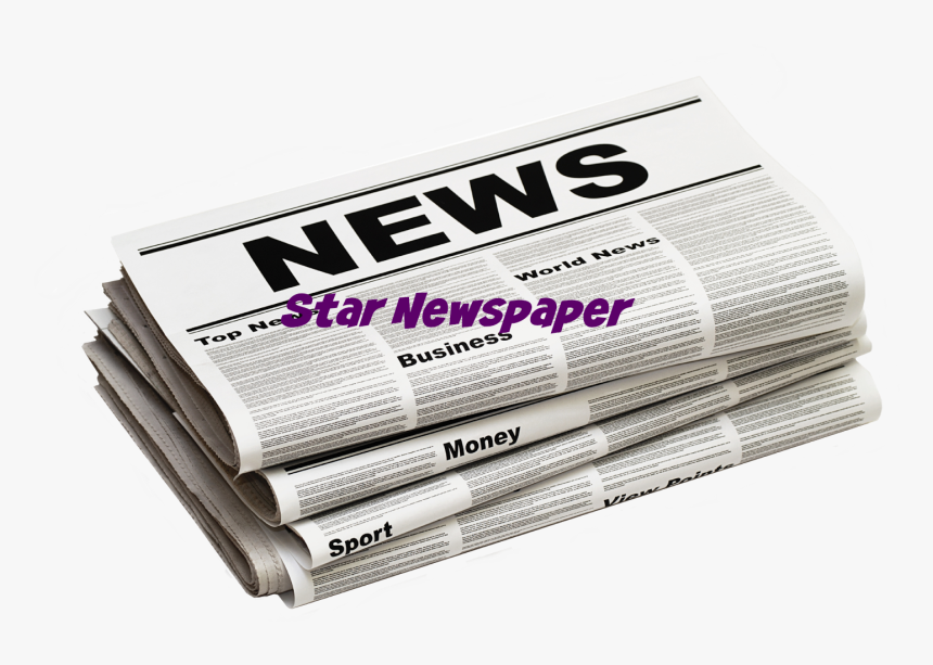 Newspaper Stack Trans - Newsprint, HD Png Download, Free Download