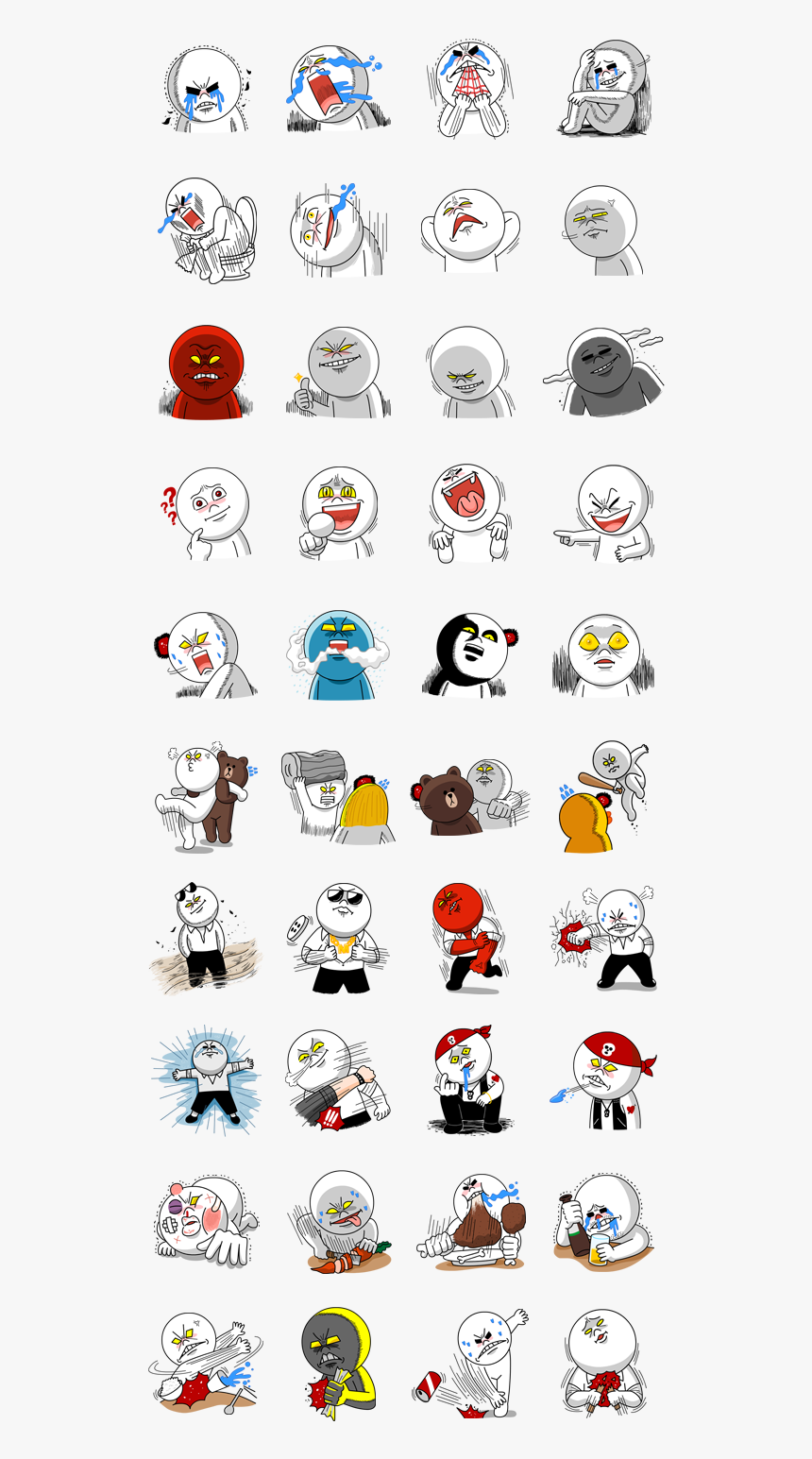 Mad Angry Edition By Line - Ever Oasis Line Stickers, HD Png Download, Free Download