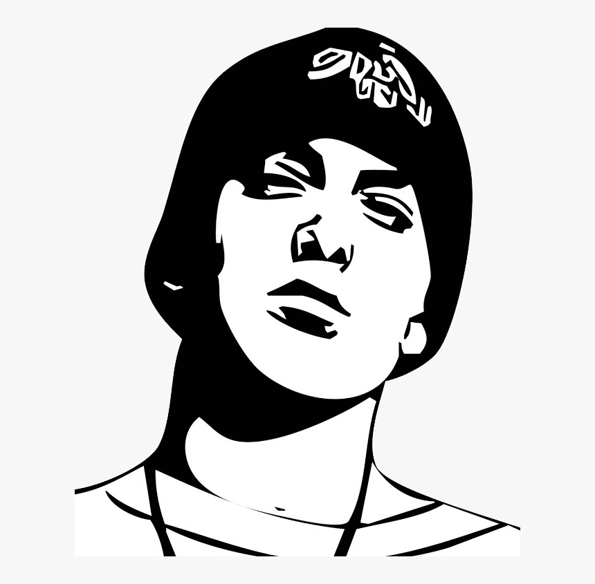 Eminem Drawing Free Stencil Clip Art - Eminem Clipart, HD Png Download, Free Download