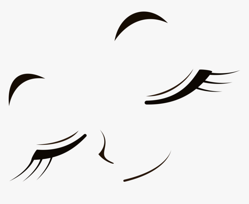 Free Png Download Closed Eyes Png Images Background - Closed Anime Eyes Transparent Background, Png Download, Free Download