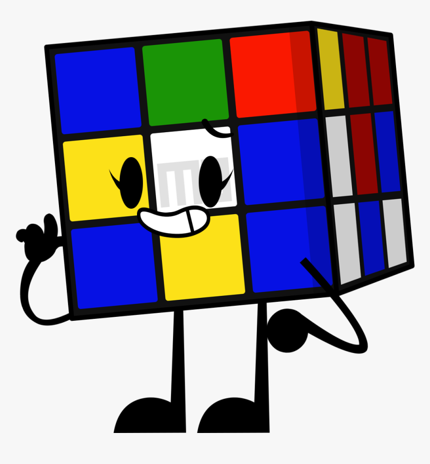 The Object Shows Community Wiki - Bfdi Rubik's Cube, HD Png Download, Free Download