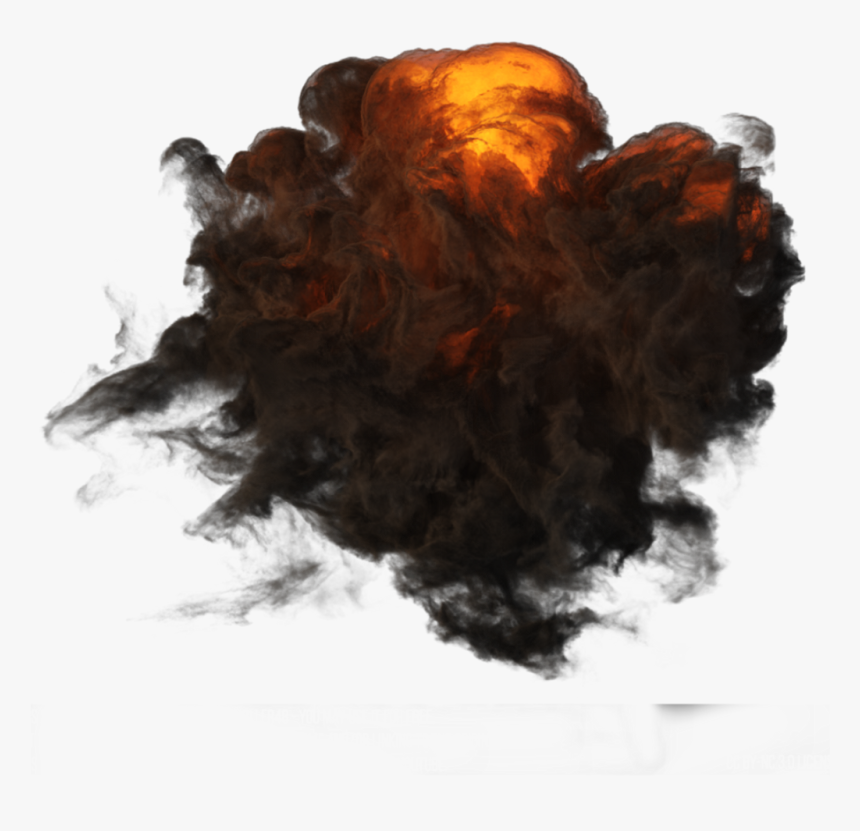 Explosion Humo Png , Png Download - Smoke Black Fire Png, Transparent Png, Free Download