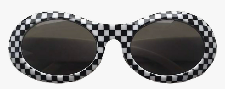 #clout #checkerboard - Checkered Sunglasses, HD Png Download, Free Download