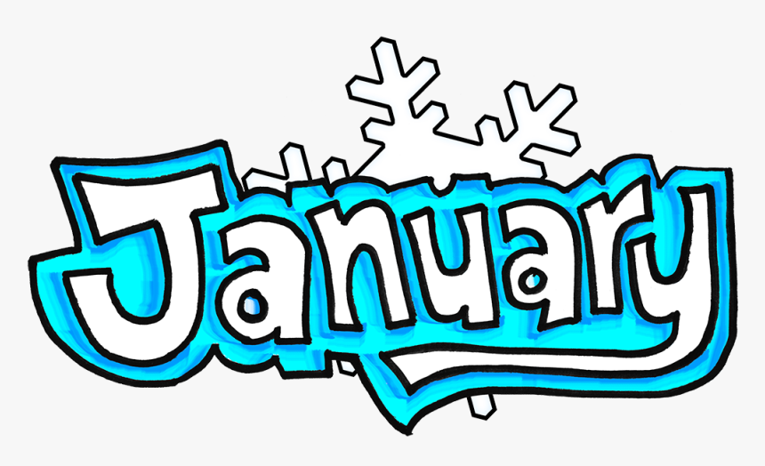 January Word Transparent , Png Download - Transparent Background January Clipart, Png Download, Free Download