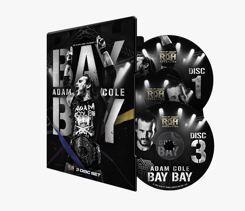 Adam Cole Bullet Club Shirt - Roh Adam Cole Bay Bay Dvd, HD Png Download, Free Download