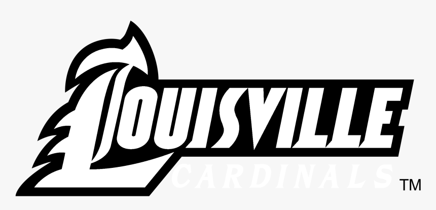 Louisville Cardinals Logo Black And White - Louisville Cardinals, HD Png Download, Free Download