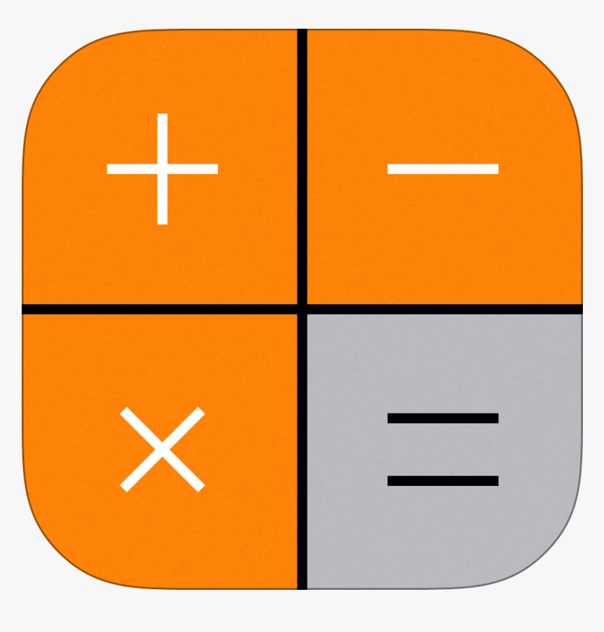 Ios Calculator Icon Png, Transparent Png, Free Download